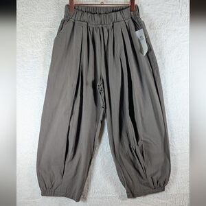 Mono B Charcoal Pleated Pants 💯 Cotton